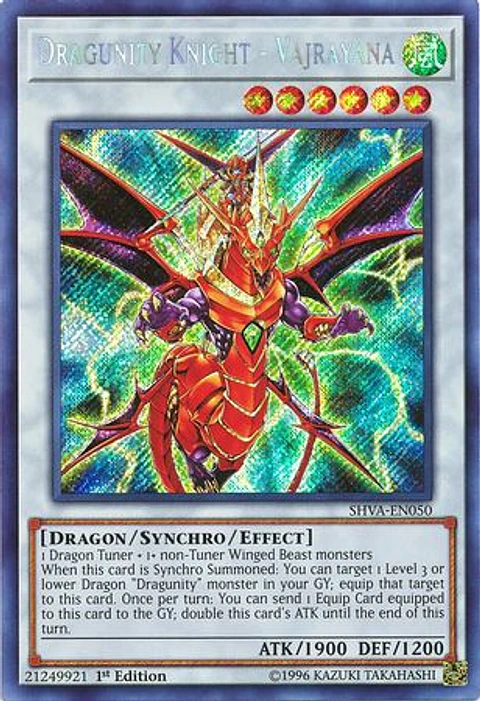 Dragunity Knight - Vajrayana - SHVA-EN050 - Secret Rare