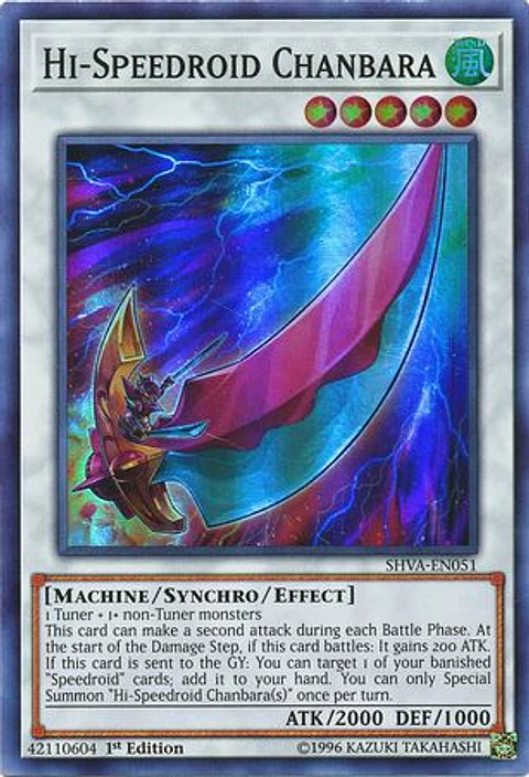 Hi-Speedroid Chanbara - SHVA-EN051 - Super Rare