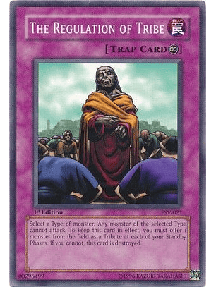 The Regulation of Tribe - PSV-027 - Common
