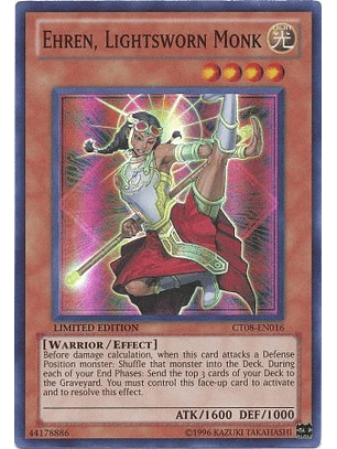 Ehren, Lightsworn Monk - CT08-EN016 - Super Rare
