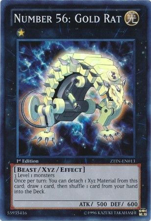 Number 56: Gold Rat - ZTIN-EN013 - Super Rare 1