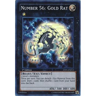 Number 56: Gold Rat - ZTIN-EN013 - Super Rare