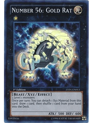Number 56: Gold Rat - ZTIN-EN013 - Super Rare