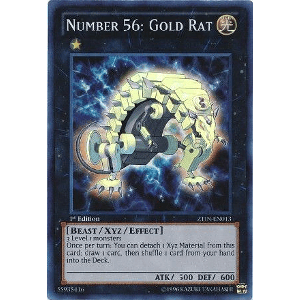 Number 56: Gold Rat - ZTIN-EN013 - Super Rare