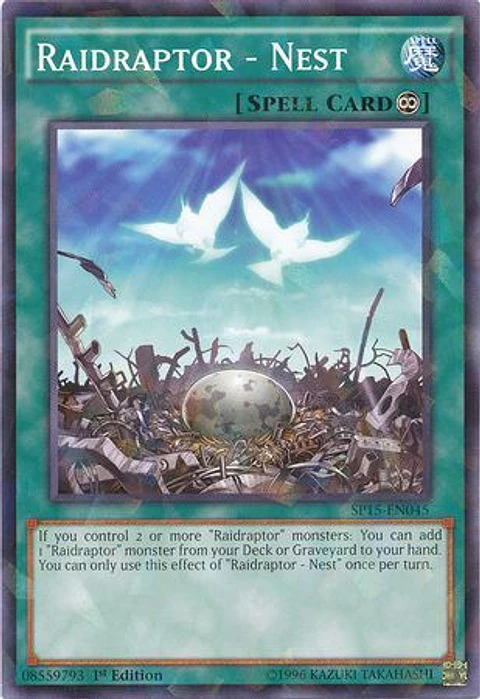 Raidraptor - Nest - SP15-EN045 - Shatterfoil Rare