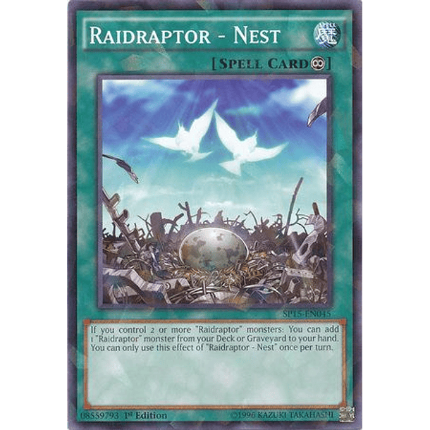 Raidraptor - Nest - SP15-EN045 - Shatterfoil Rare