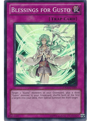 Blessings for Gusto - HA05-EN059 - Super Rare
