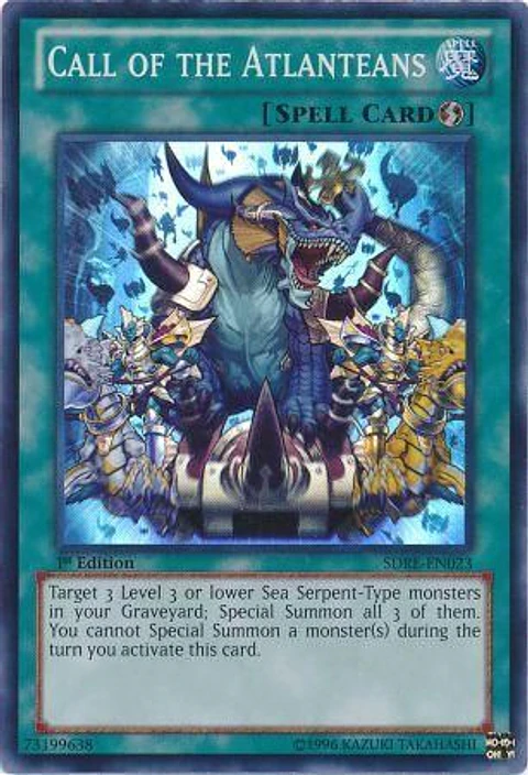 Call of the Atlanteans - SDRE-EN023 - Super Rare (jugada)