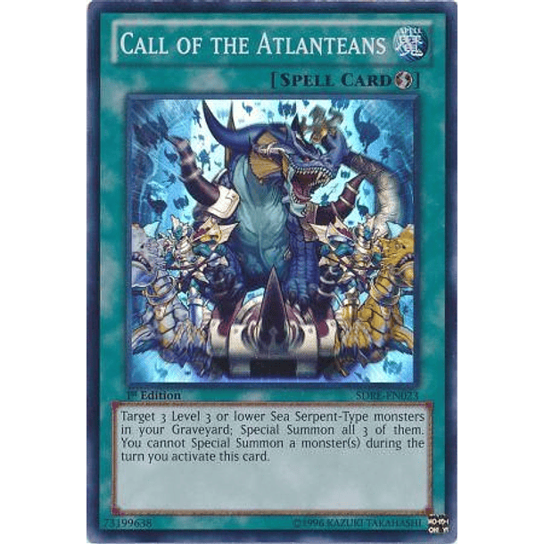 Call of the Atlanteans - SDRE-EN023 - Super Rare (jugada)