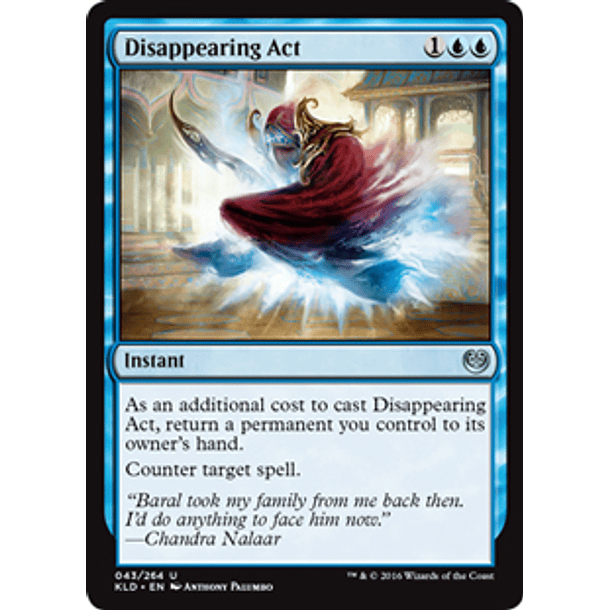 Disappearing Act - KLD - U