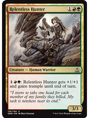 Relentless Hunter - OGW - U