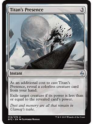 Titan's Presence - BFZ - U