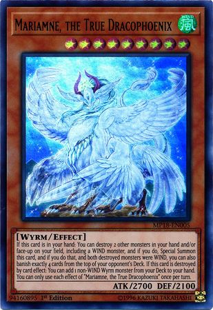 Mariamne, the True Dracophoenix - MP18-EN005 - Ultra Rare 1