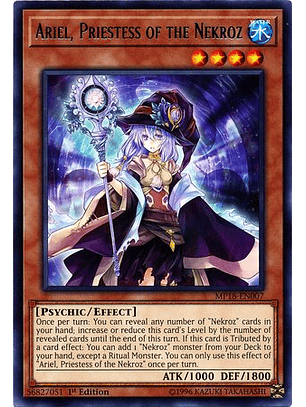 Ariel, Priestess of the Nekroz - MP18-EN007 - Rare