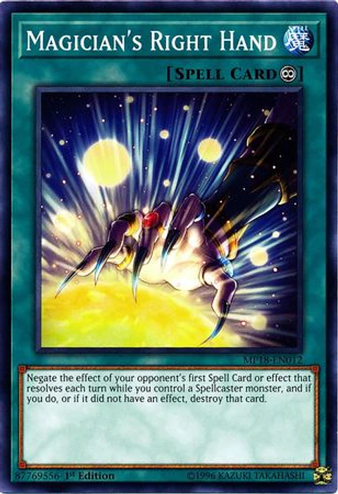 Magician's Right Hand - MP18-EN012 - Common