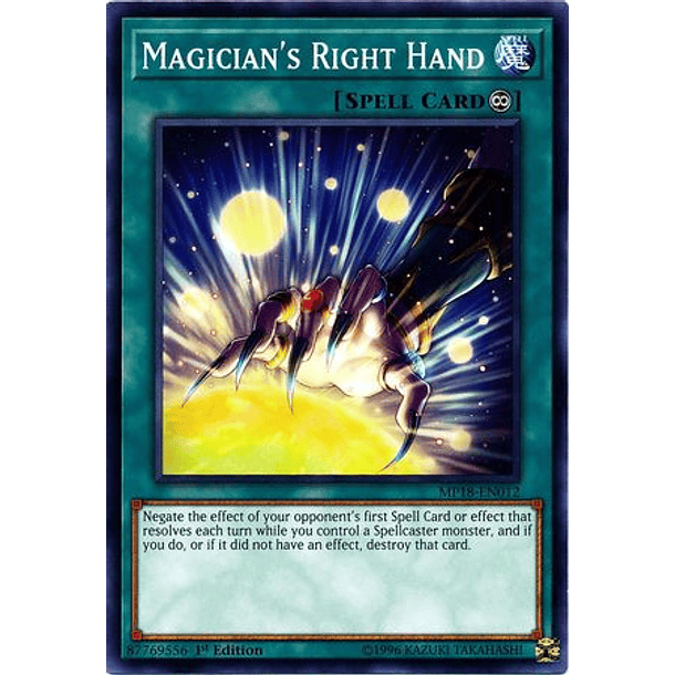 Magician's Right Hand - MP18-EN012 - Common