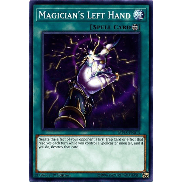 Magician's Left Hand - MP18-EN013 - Common