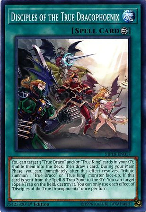 Disciples the True Dracophoenix - MP18-EN017 - Common 