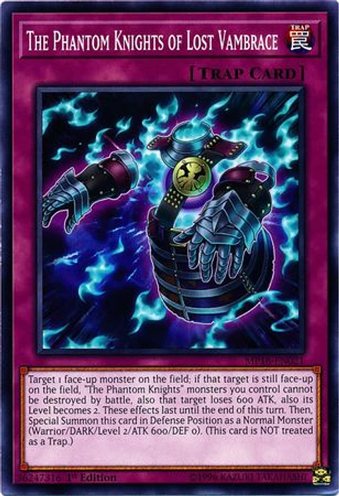 The Phantom Knights of Lost Vambrace - MP18-EN021 - Common 