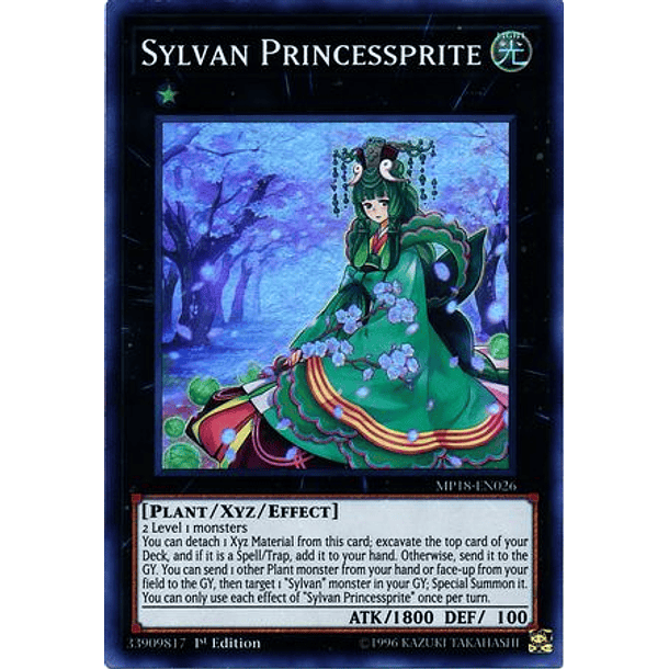 Sylvan Princessprite - MP18-EN026 - Super Rare