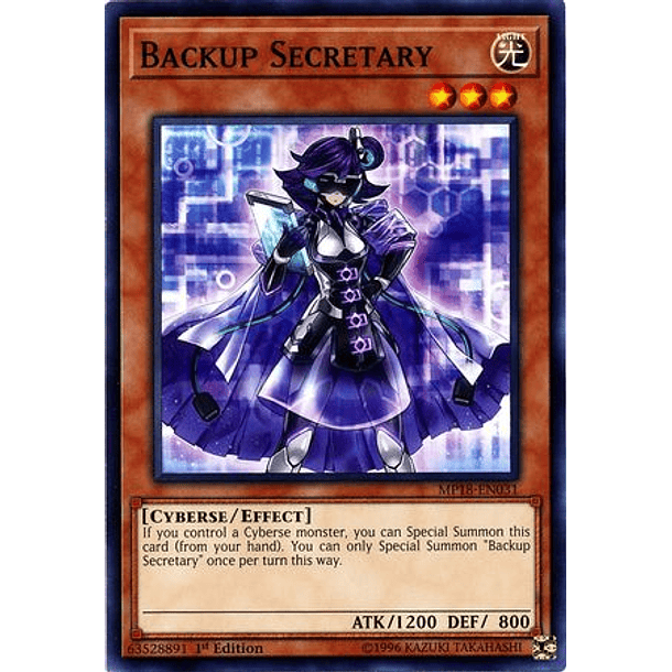 Backup Secretary - MP18-EN031 - Common