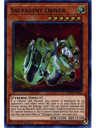 Salvagent Driver - MP18-EN034 - Ultra Rare