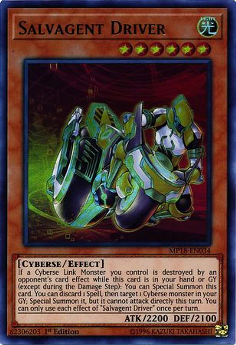 Salvagent Driver - MP18-EN034 - Ultra Rare