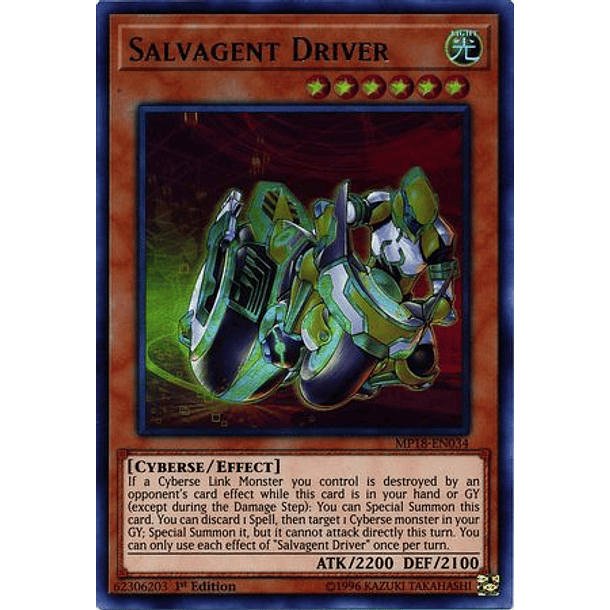 Salvagent Driver - MP18-EN034 - Ultra Rare