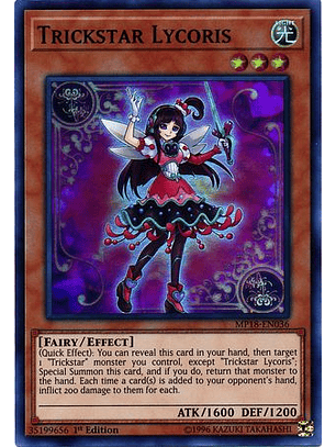 Trickstar Lycoris - MP18-EN036 - Super Rare
