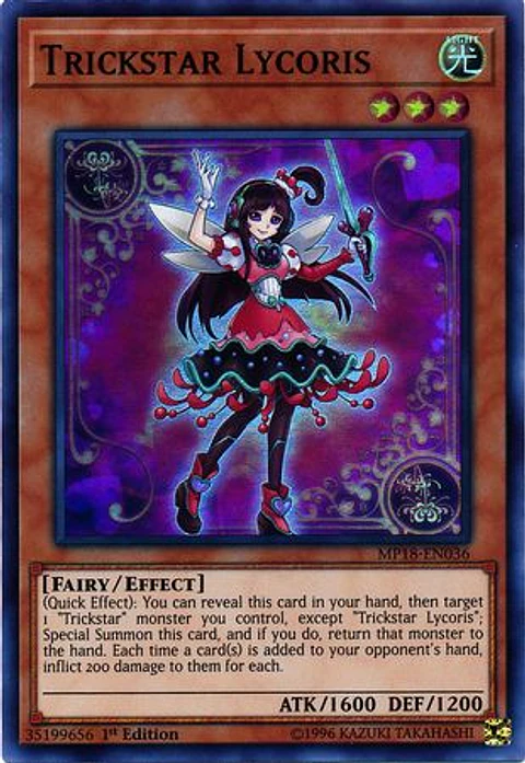 Trickstar Lycoris - MP18-EN036 - Super Rare