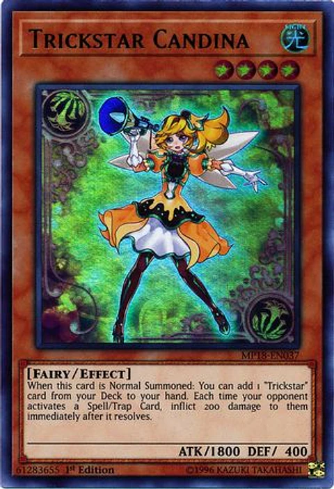 Trickstar Candina - MP18-EN037 - Ultra Rare (español) (jugada)