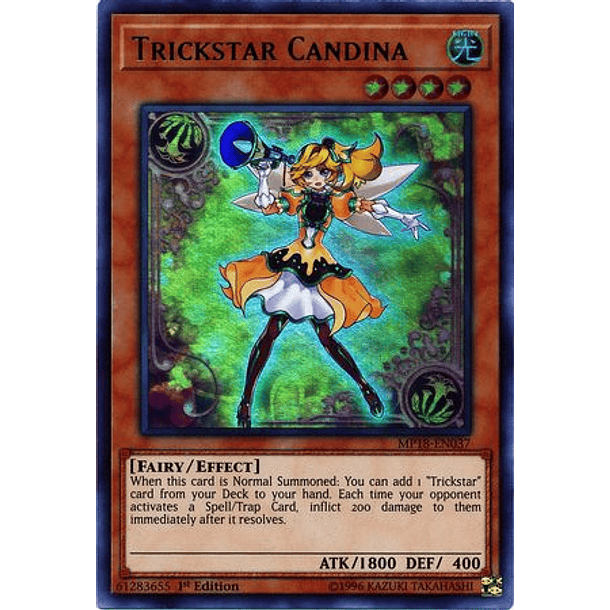 Trickstar Candina - MP18-EN037 - Ultra Rare (español) (jugada)