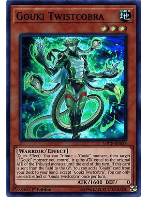 Gouki Twistcobra - MP18-EN038 - Super Rare