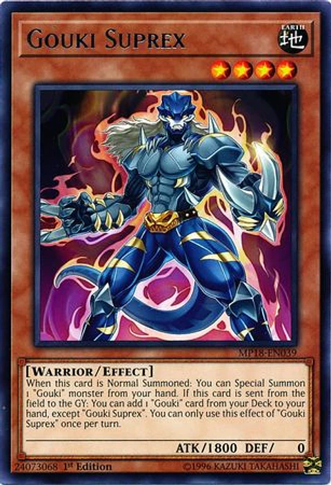 Gouki Suprex - MP18-EN039 - Rare 