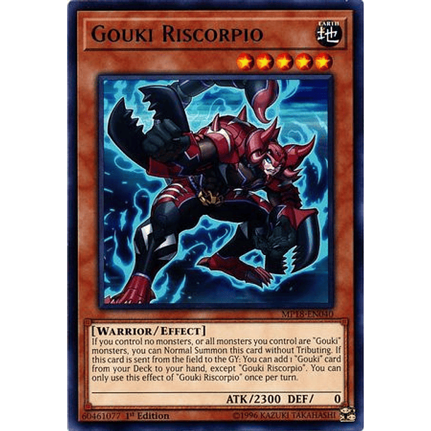 Gouki Riscorpio - MP18-EN040 - Rare