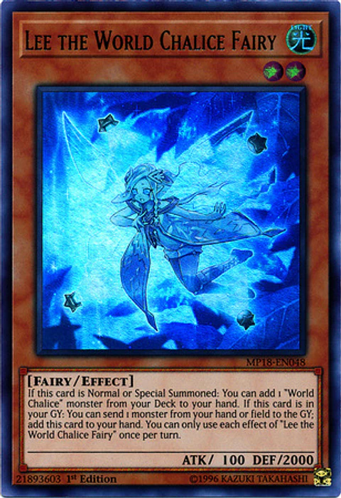 Lee the World Chalice Fairy - MP18-EN048 - Ultra Rare