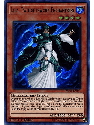 Lyla, Twilightsworn Enchantress - MP18-EN051 - Super Rare