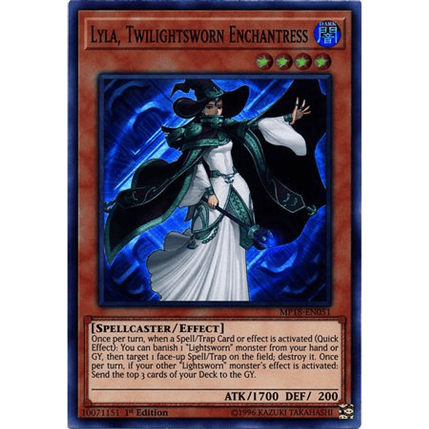 Lyla, Twilightsworn Enchantress - MP18-EN051 - Super Rare