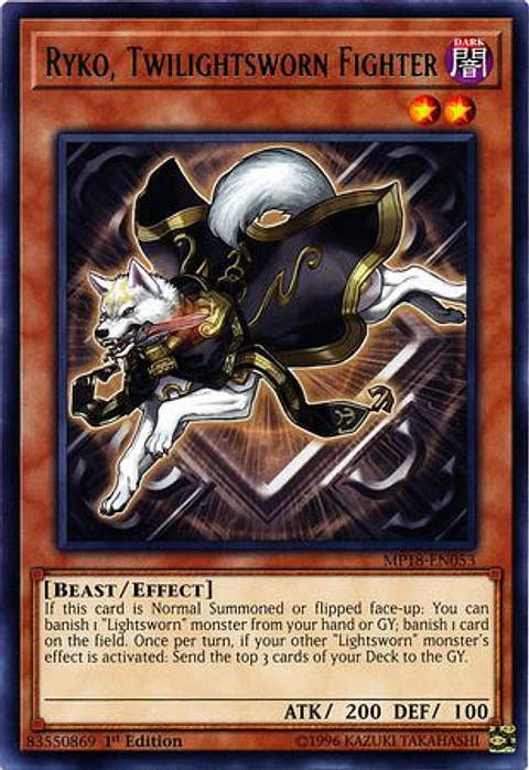 Ryko, Twilightsworn Fighter - MP18-EN053 - Rare 