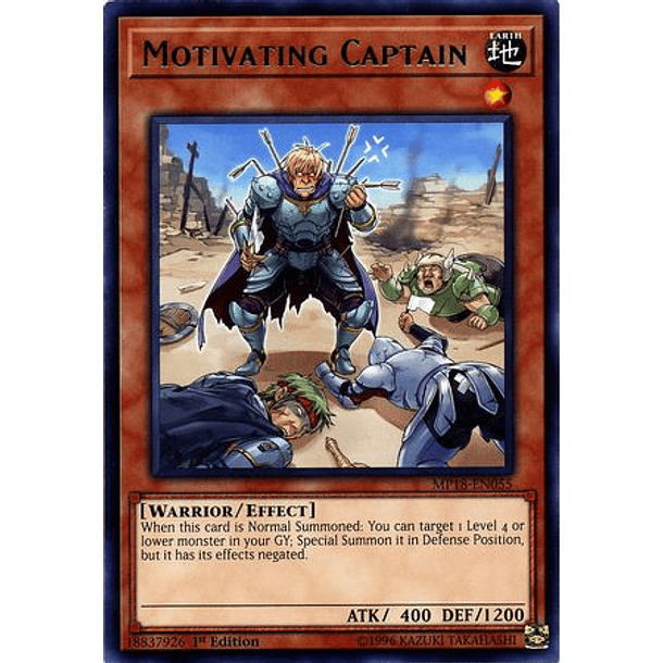 Motivating Captain - MP18-EN055 - Rare