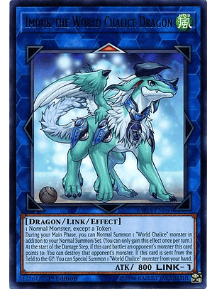 Imduk the World Chalice Dragon - MP18-EN066 - Rare