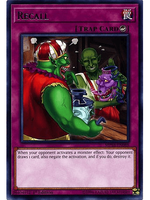 Recall - MP18-EN088 - Rare