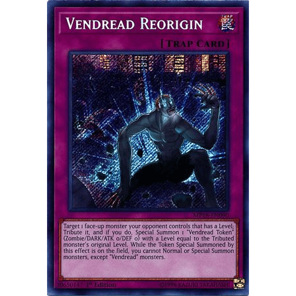 Vendread Reorigin - MP18-EN090 - Secret Rare