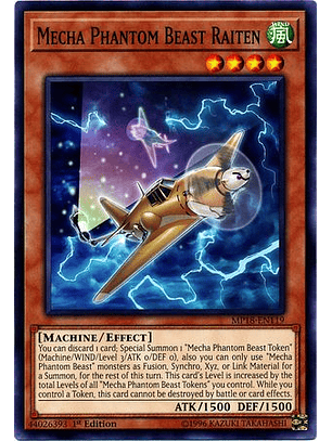 Mecha Phantom Beast Raiten - MP18-EN119 - Common