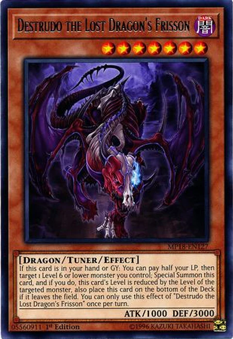 Destrudo the Lost Dragon's Frisson - MP18-EN127 - Rare