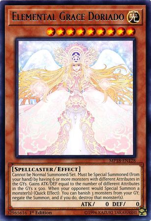 Elemental Grace Doriado - MP18-EN128 - Rare 1