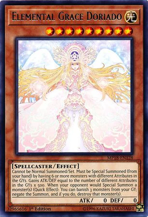 Elemental Grace Doriado - MP18-EN128 - Rare