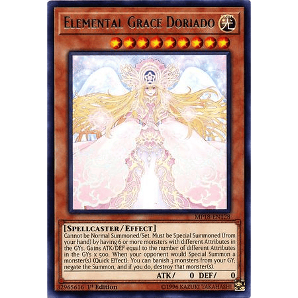 Elemental Grace Doriado - MP18-EN128 - Rare
