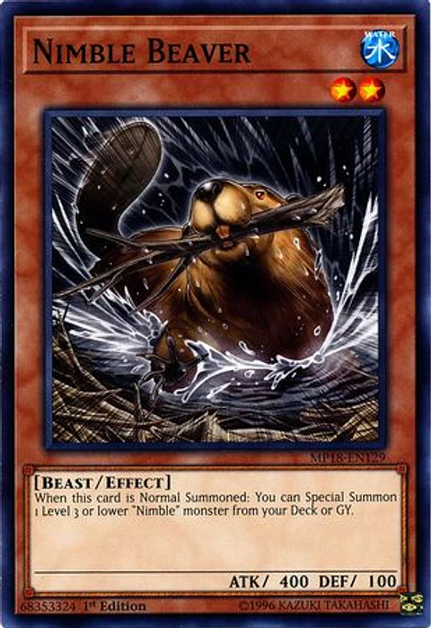 Nimble Beaver - MP18-EN129 - Common (jugada)