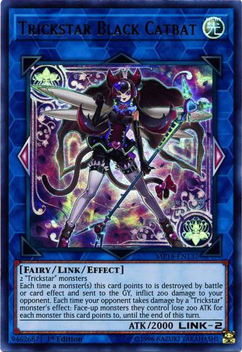 Trickstar Black Catbat - MP18-EN132 - Ultra Rare 